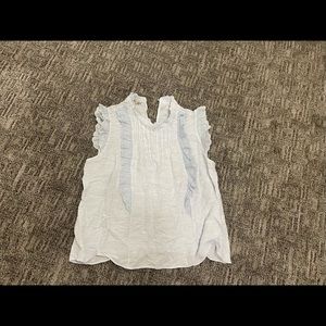 Powder blue Zara blouse